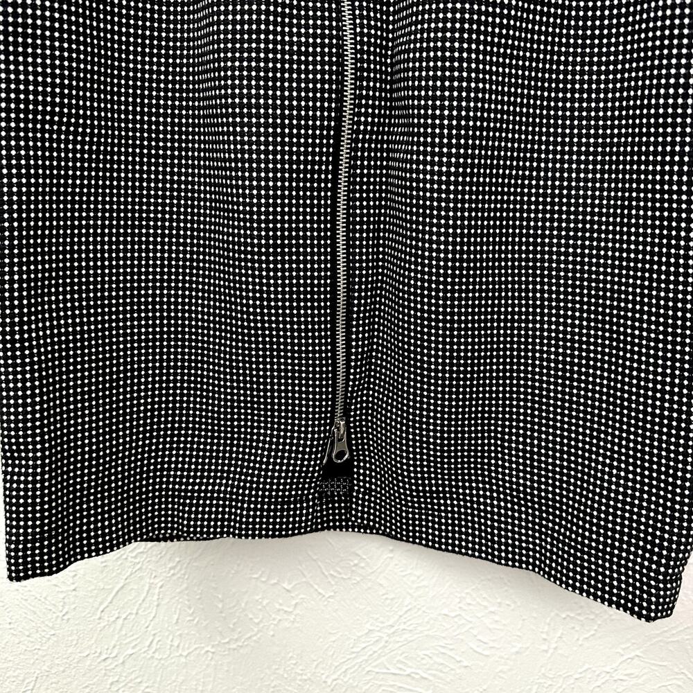 Muse Colorblock Sheath Dress Size 0 Pink Black Dotted Sleeveless Quiet Luxury - Picture 10 of 12